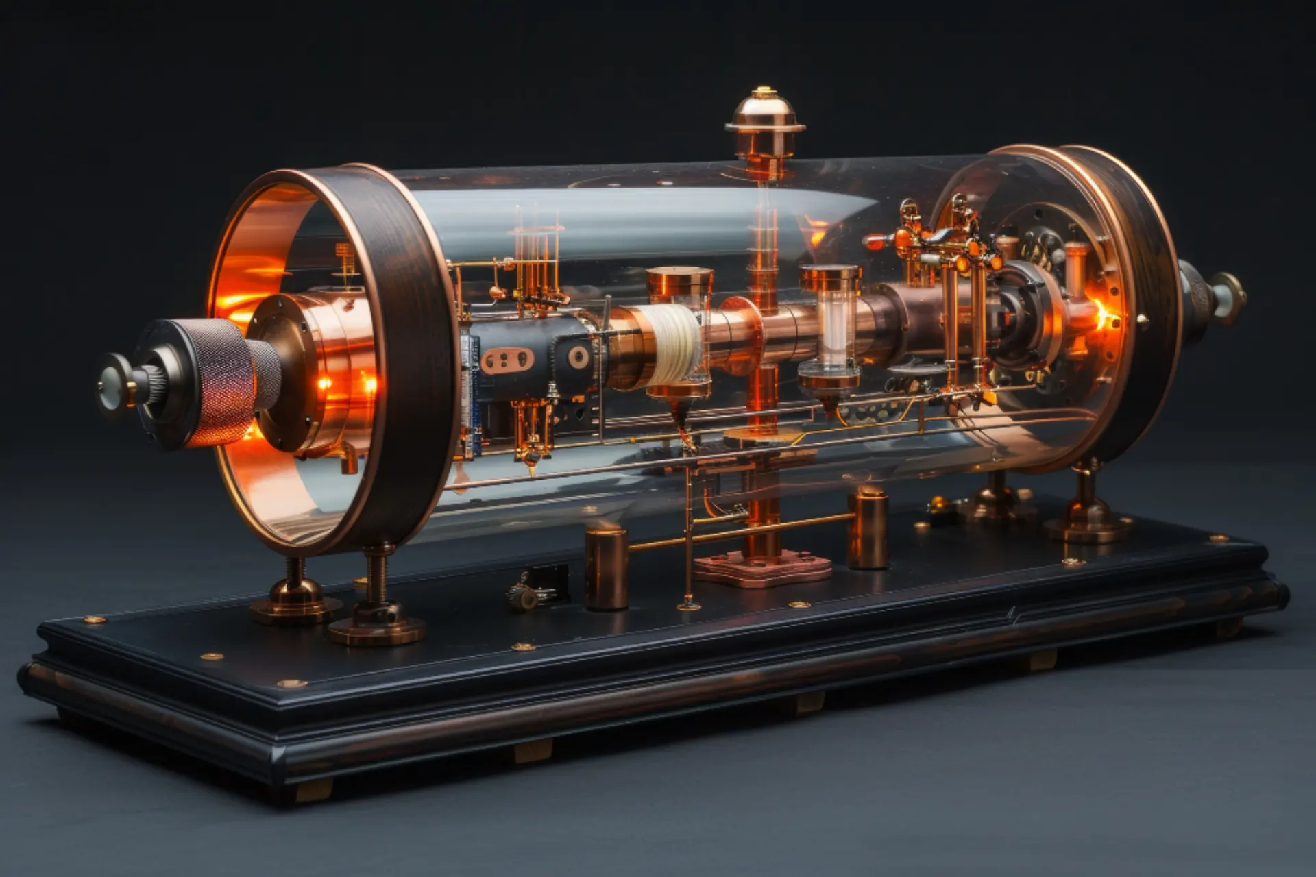 illustration: AI device utilizing lithium technology concept